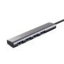 USB Hub Trust 24947 Grey Black/Grey (1 Unit) by Trust, USB hubs - Ref: M0309829, Price: 57,60 €, Discount: %