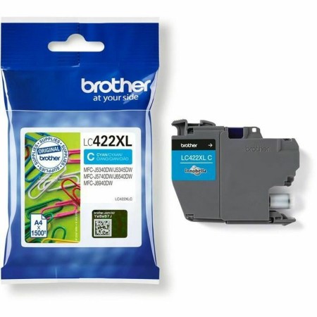 Original Ink Cartridge Brother LC-422XLC Cyan by Brother, Printer toners and inks - Ref: M0311056, Price: 33,35 €, Discount: %