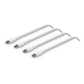 Cavo USB-C Belkin CAB003BT1MWH2PK Bianco 1 m (2 Unità) di Belkin, Cavi USB - Rif: M0311519, Prezzo: 14,18 €, Sconto: %