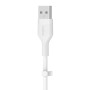 Câble USB-C vers USB Belkin BOOST↑CHARGE Flex Blanc 2 m (1 Unité) de Belkin, Câbles USB - Réf : M0312650, Prix : 14,57 €, Rem...