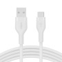 Câble USB-C vers USB Belkin BOOST↑CHARGE Flex Blanc 2 m (1 Unité) de Belkin, Câbles USB - Réf : M0312650, Prix : 14,57 €, Rem...