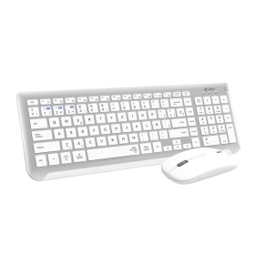 Clavier et souris sans fil Subblim SUBKBC-DCEP10 Espagnol Qwerty QWERTY de Subblim, Ensembles Clavier et Souris - Réf : M0312...