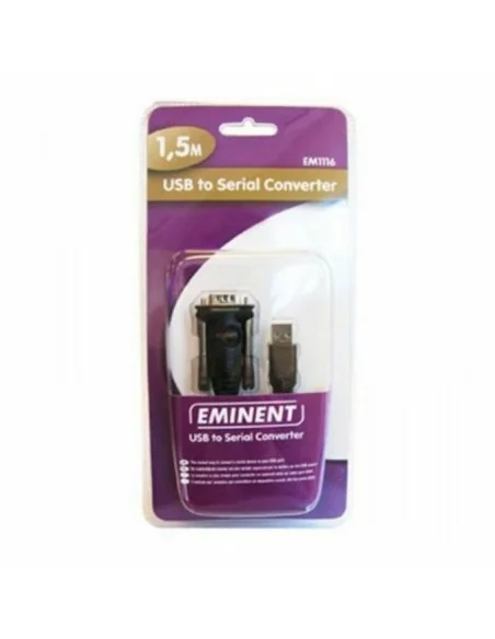 Cable USB a Puerto Serie Ewent EW1116 (1 unidad) | Tienda24 Tienda24.eu