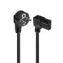 Power Cord Ewent EC1910 Black 1,8 m | Tienda24 - Global Online Shop Tienda24.eu