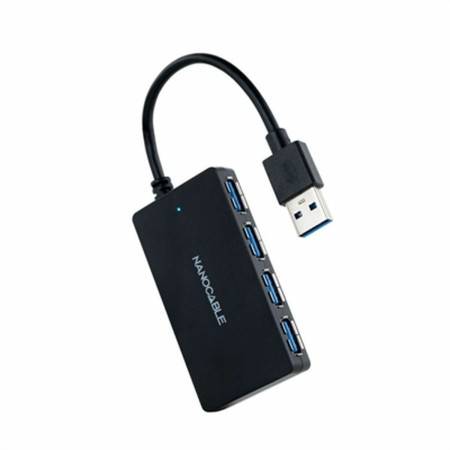 Hub USB NANOCABLE 10.16.4403 Noir de NANOCABLE, Hubs USB - Réf : M0315545, Prix : 16,75 €, Remise : %