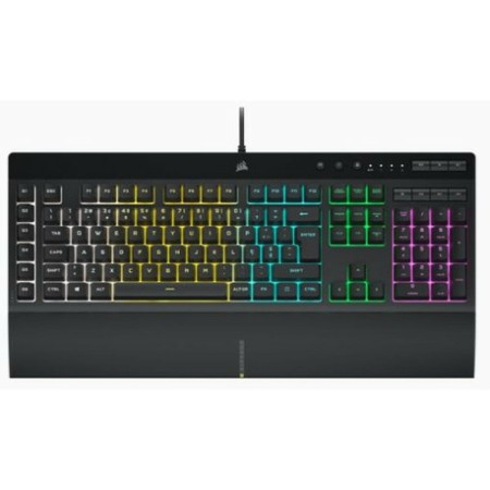 Tastiera Corsair K55 RGB Pro Nero Qwerty in Spagnolo QWERTY di Corsair, Tastiere - Rif: M0316202, Prezzo: 82,12 €, Sconto: %