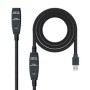 Cabo Alargador USB NANOCABLE 10.01.0313 Preto 15 m 5 Gbps de NANOCABLE, Cabos USB - Ref: M0316288, Preço: 64,19 €, Desconto: %