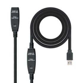 Verlängerungskabel mit USB NANOCABLE 10.01.0313 Schwarz 15 m 5 Gbps von NANOCABLE, USB-Kabel - Ref: M0316288, Preis: 64,19 €,...