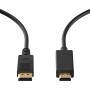 Câble DisplayPort Ewent EW-140300-030-N-P HDMI Noir de Ewent, Accessoires pour lecteurs MP3 - Réf : M0318453, Prix : 13,59 €,...