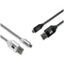 Cable Micro USB Subblim SUB-CAB-1MU001 1 m (2 Units) by Subblim, USB Cables - Ref: M0319213, Price: 8,16 €, Discount: %