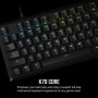 Clavier Corsair CH-910971E-ES Noir de Corsair, Claviers - Réf : M0323858, Prix : 126,08 €, Remise : %