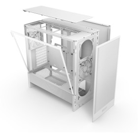 Caixa Semitorre ATX NZXT H5 FLOW Branco de NZXT, Caixas para computador de secretária - Ref: M0324647, Preço: 132,54 €, Desco...