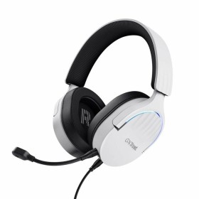 Gaming Headset with Microphone Trust GXT 490 White Black Multicolour Black/White by Trust, Headphones and accessories - Ref: ...