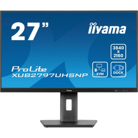 Monitor Iiyama XUB2797UHSNP-B1 27" 4K Ultra HD di Iiyama, Monitor - Rif: M0324813, Prezzo: 428,10 €, Sconto: %