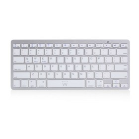 Clavier Bluetooth Ewent EW3161 Blanc Argenté de Ewent, Claviers - Réf : M0325032, Prix : 13,95 €, Remise : %