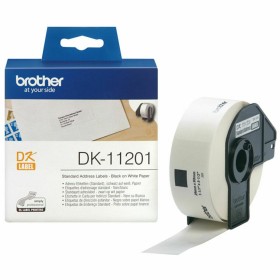 Drucker-Etiketten Brother DK11201 Weiß von Brother, Klebeetiketten und Aufkleber - Ref: M0502900, Preis: 11,64 €, Rabatt: %