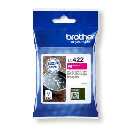 Original Ink Cartridge Brother LC-422M Magenta by Brother, Printer toners and inks - Ref: M0503060, Price: 18,67 €, Discount: %