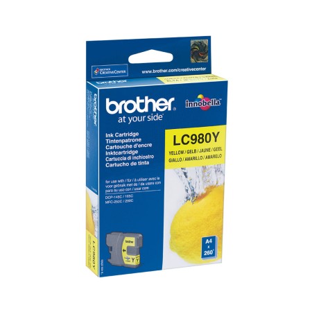 Cartouche d'encre originale Brother LC-980Y Jaune de Brother, Toners et encre pour imprimante - Réf : M0503099, Prix : 12,72 ...