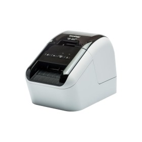 Imprimante pour Etiquettes Brother QL800ZG1 Blanc/Noir de Brother, Imprimantes d'étiquettes thermiques de bureau - Réf : M050...