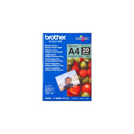 Papel Fotográfico Brilhante Brother BP71GA4 A4 20 Folhas de Brother, Papel de impressão - Ref: M0503712, Preço: 12,21 €, Desc...