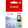 Tinteiro de Tinta Original Canon CL-511 Colour Ciano/Magenta/Amarelo de Canon, Toners e tinta de impressora - Ref: M0504132, ...