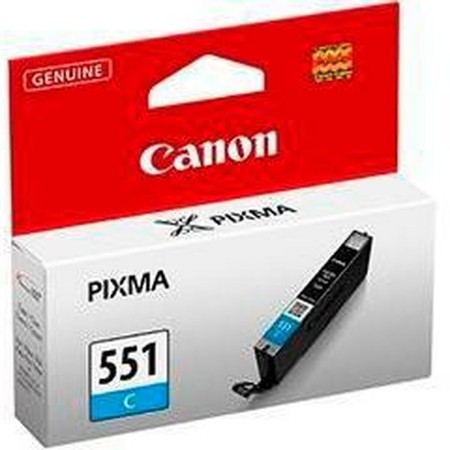 Cartouche d'encre originale Canon CLI-551C Cyan de Canon, Toners et encre pour imprimante - Réf : M0504282, Prix : 16,89 €, R...