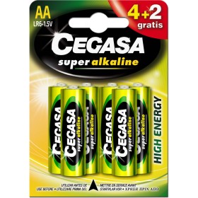 Batterien Cegasa LR06 1,5 V (4 Stück) von Cegasa, Einwegbatterien - Ref: M0505072, Preis: 3,78 €, Rabatt: %