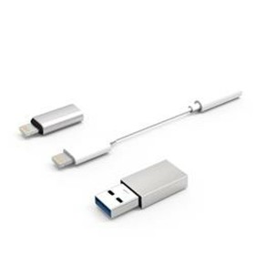 Audio Jack to Lightning Cable CoolBox COO-CKIT-APPL White by CoolBox, Lightning Cables - Ref: M0505243, Price: 8,43 €, Discou...