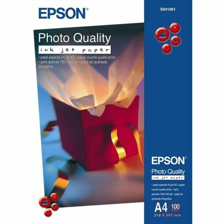 Papel fotográfico mate Epson C13S041061 A4 (1 Unidade) de Epson, Papel de impressão - Ref: M0507647, Preço: 17,98 €, Desconto: %