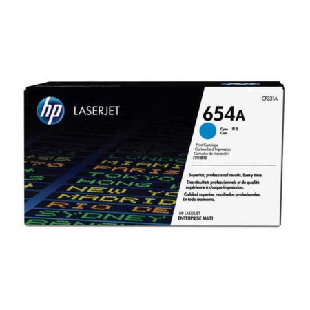 Original Toner HP 654A Cyan by HP, Printer toners and inks - Ref: M0510288, Price: 538,79 €, Discount: %