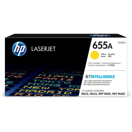 Toner HP CF452A Jaune de HP, Toners et encre pour imprimante - Réf : M0510299, Prix : 357,75 €, Remise : %