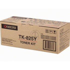 Toner original Kyocera TK-825Y Jaune Noir de Kyocera, Toners et encre pour imprimante - Réf : M0513122, Prix : 119,20 €, Remi...