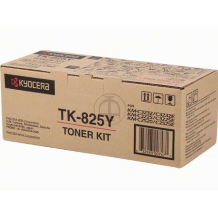 Original Toner Kyocera TK-825Y Yellow Black by Kyocera, Printer toners and inks - Ref: M0513122, Price: 119,20 €, Discount: %