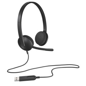 Auriculares com microfone Logitech H340 USB 1,8 m Preto de Logitech, Auriculares com microfones - Ref: M0515271, Preço: 29,75...