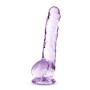 Dildo Blush Naturally Yours Roxo | Tienda24 Tienda24.eu