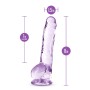 Dildo Blush Naturally Yours Morado | Tienda24 Tienda24.eu