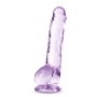 Dildo Blush Naturally Yours Roxo | Tienda24 Tienda24.eu