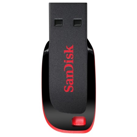 Memória USB SanDisk Cruzer Blade Preto Preto/Vermelho 16 GB (1 Unidade) de SanDisk, Memórias USB - Ref: M0517917, Preço: 7,67...