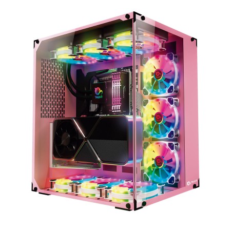 ATX Semi-tower Box Talius CRONOS Pink by Talius, Tabletop computer cases - Ref: M0518238, Price: 191,91 €, Discount: %