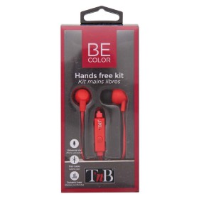 Auriculares TNB BE COLOR Rojo Rojo/Negro de TNB, Auriculares y accesorios - Ref: M0518420, Precio: 10,36 €, Descuento: %