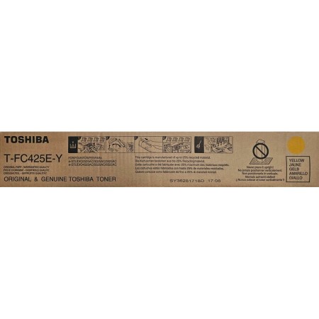 Original Toner Toshiba T-FC425EY e-STUDIO6525AC Series Yellow by Toshiba, Printer toners and inks - Ref: M0518751, Price: 122...