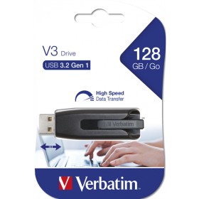 Clé USB Verbatim 49189 Noir Gris Multicouleur 128 GB de Verbatim, Clés USB - Réf : M0519717, Prix : 14,69 €, Remise : %