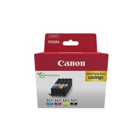 Cartouche d'encre originale Canon CLI551 Multicouleur (1 Unité) de Canon, Toners et encre pour imprimante - Réf : M0521285, P...