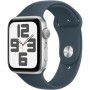 Smartwatch Apple MREE3QF/A Azzurro Argentato 44 mm 40 mm M/L di Apple, Smartwatch - Rif: M0800116, Prezzo: 336,36 €, Sconto: %