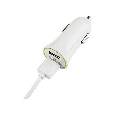 Car Charger White by BigBuy Accessories, Car accessories - Ref: M0800256, Price: 8,71 €, Discount: %