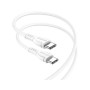 Câble USB-C BX51 Blanc de BigBuy Accessories, Câbles USB - Réf : M0800263, Prix : 7,62 €, Remise : %