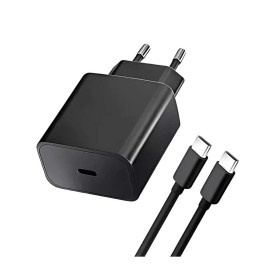 Carregador de Parede Preto 25 W de BigBuy Accessories, Carregadores - Ref: M0800313, Preço: 17,77 €, Desconto: %