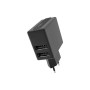 Wall Charger SBS TETRAV2USB2A Black by SBS, Chargers - Ref: M0800322, Price: 9,00 €, Discount: %