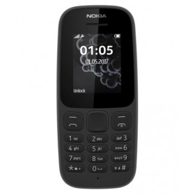 Mobile phone Nokia 105 DualSIM Black by Nokia, SIM-Free Mobile Phones & Smartphones - Ref: M0802394, Price: 25,79 €, Discount: %