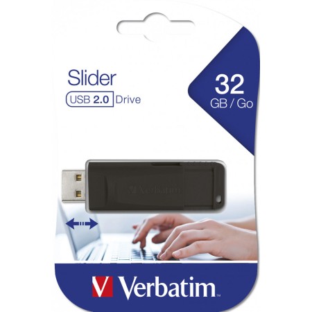 Clé USB Verbatim 98697 Noir 32 GB de Verbatim, Clés USB - Réf : M0802752, Prix : 9,17 €, Remise : %